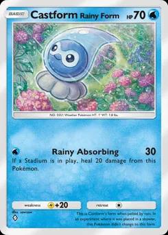 Castform Rainy Form B3-040