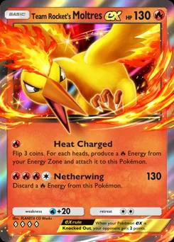 Team Rocket's Moltres ex B4a-007
