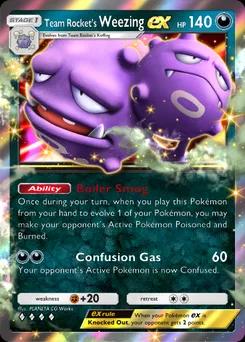 Team Rocket's Weezing ex B4a-043
