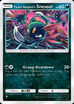Team Rocket's Sneasel B4a-044