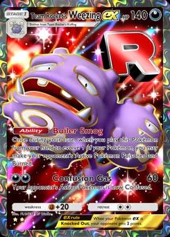 Team Rocket's Weezing ex B4a-083
