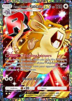 Team Rocket's Raticate ex B4a-084