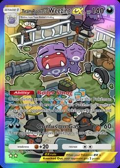 Team Rocket's Weezing ex B4a-092