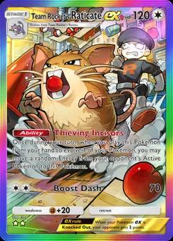 Team Rocket's Raticate ex B4a-093